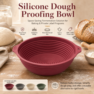 Foldable Silicone Dough Proofing Bowl