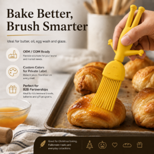 Silicone Character Basting Brush