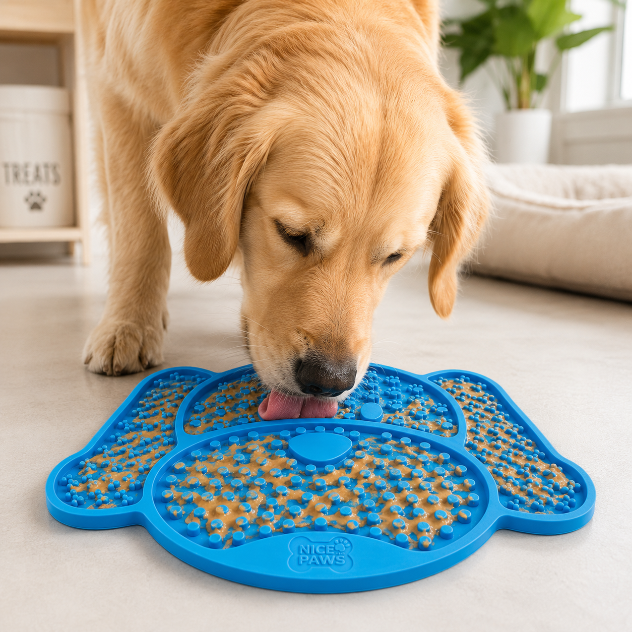 Silicone Slow Feeder Mat for Pets | Anti-Choking Dog Feeding Pad & Lick Mat for Healthy Eating