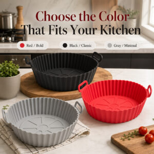 Round Silicone Air Fryer Liner