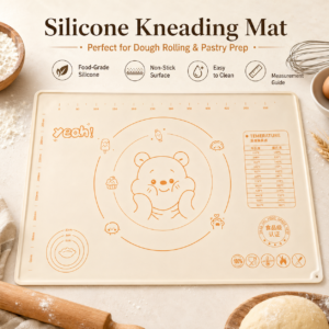 Large Silicone Dough Kneading Mat with Measurement Guide